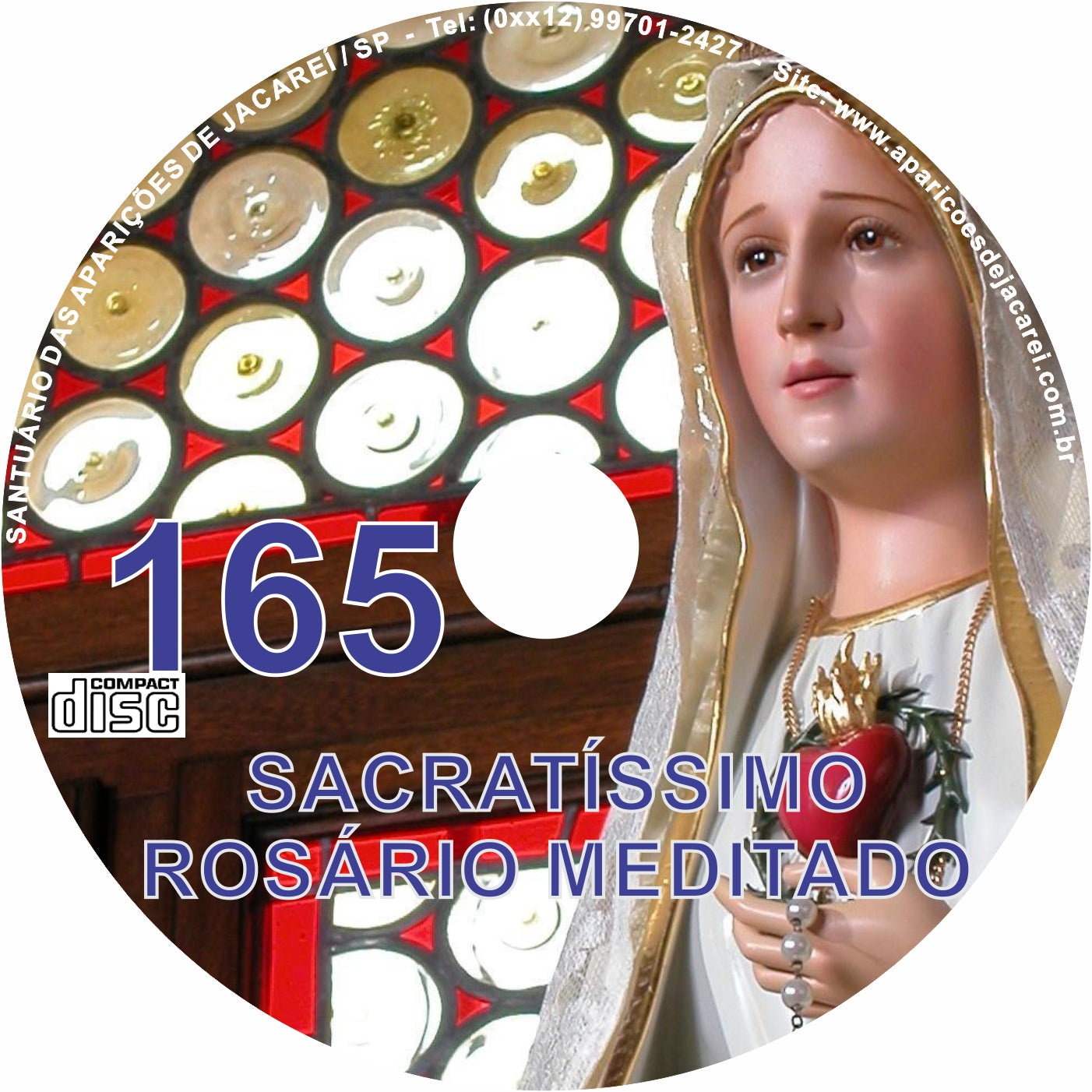 CD Rosário Meditado 165 CD Rosário Meditado 165